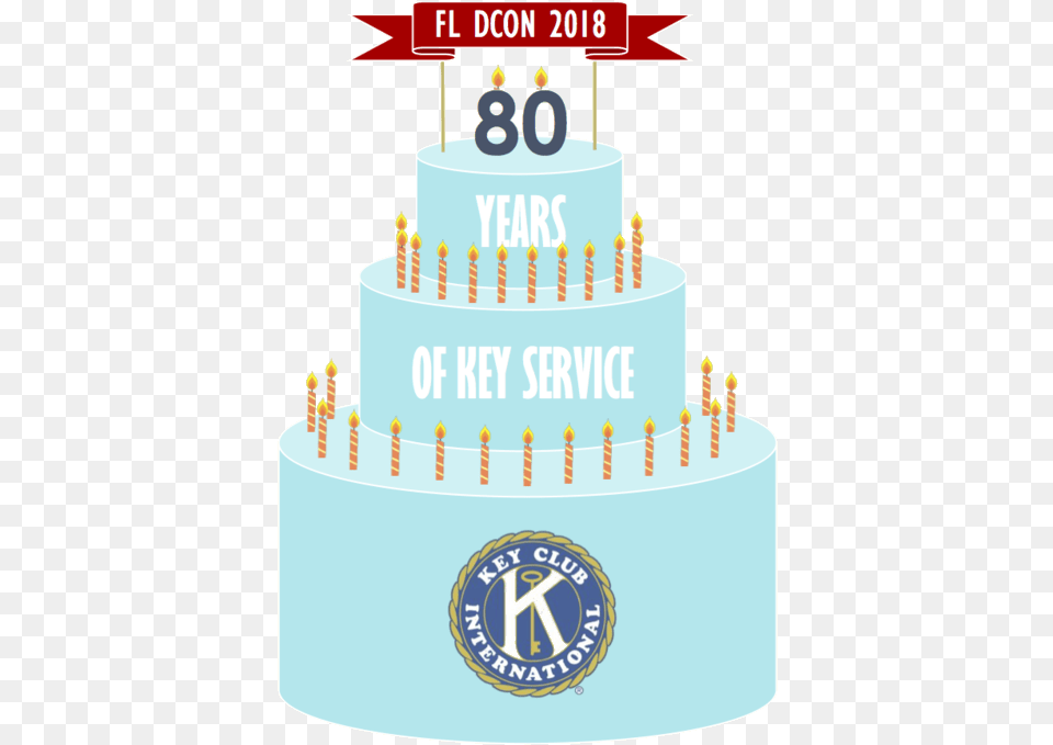Key Club International, Birthday Cake, Cake, Cream, Dessert Free Transparent Png