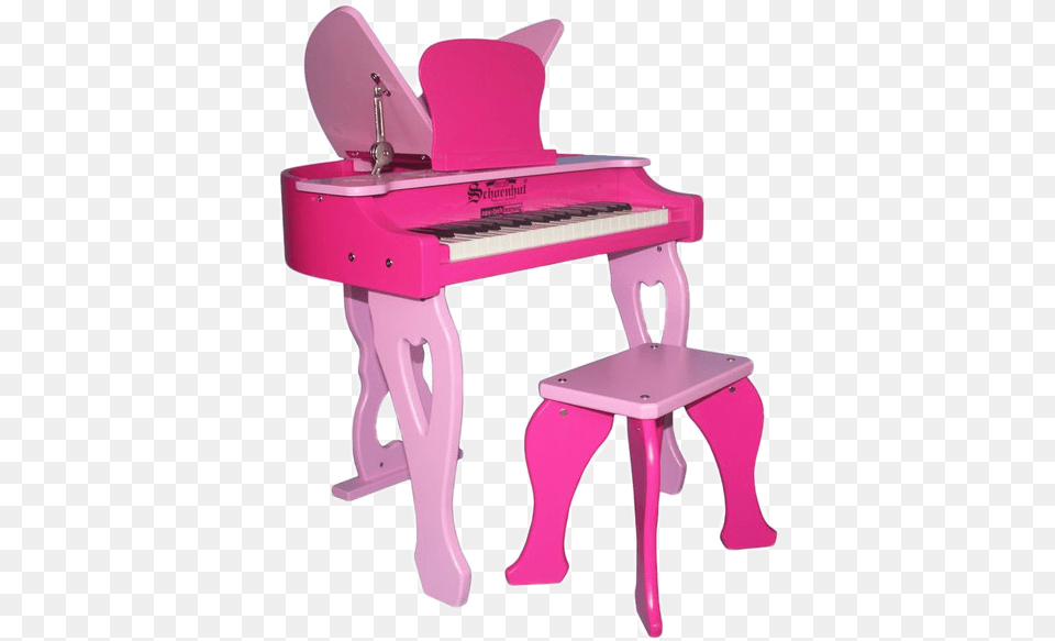 Key Electronic Pink Butterfly Piano Pink Piano, Grand Piano, Keyboard, Musical Instrument, Purple Free Png Download