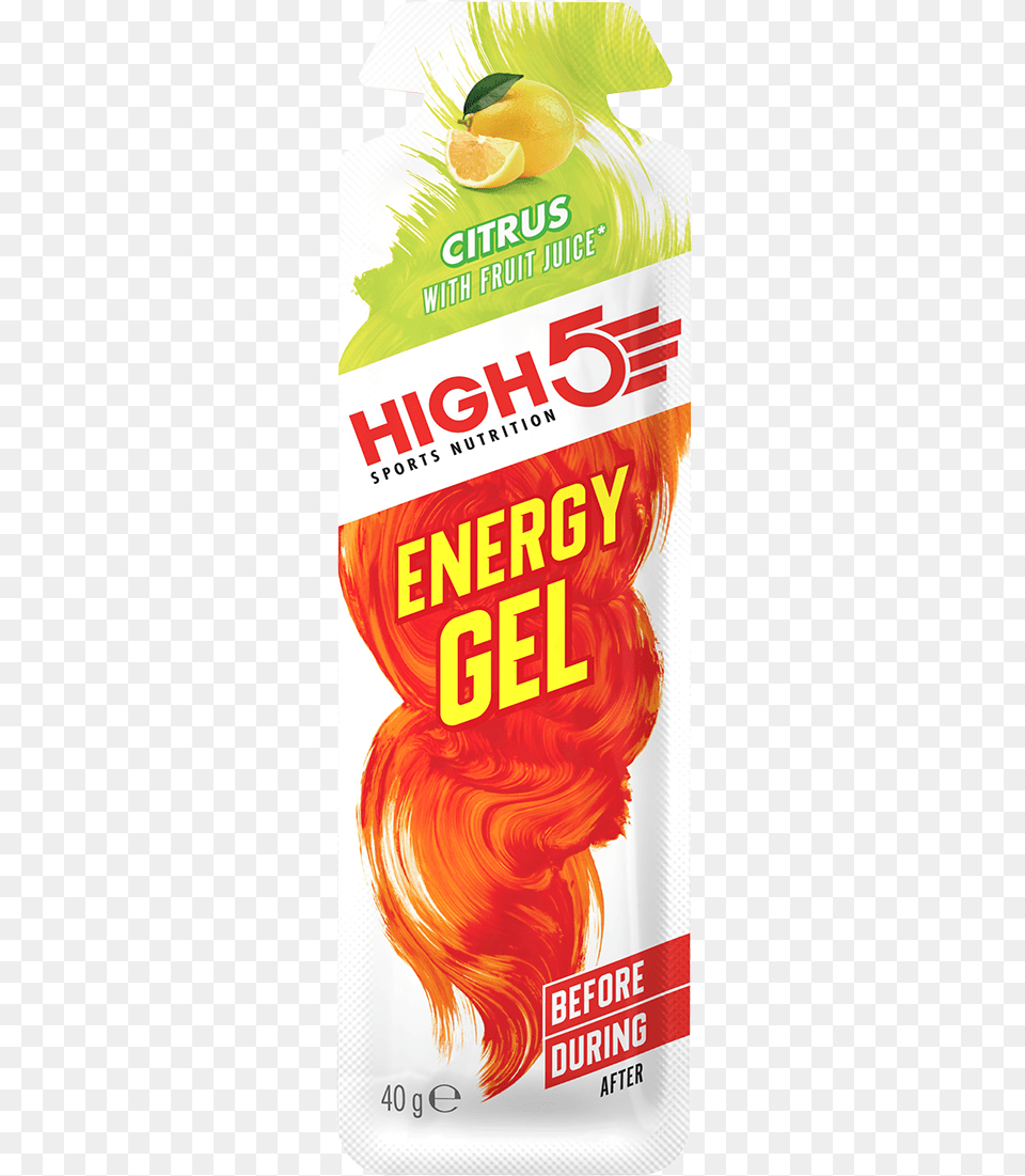 Key Energy Gel High Five Gel, Advertisement, Poster, Citrus Fruit, Food Free Png