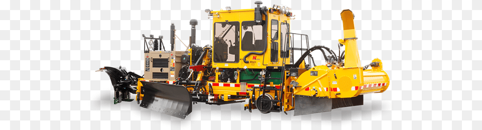 Key Features Nordco M7 Snow Fighter, Machine, Bulldozer Png Image