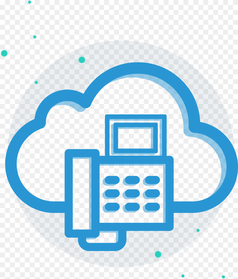 Key Features Of The Fax Terminal Adapter Cloud Communications, Electronics, Phone Free Png Download