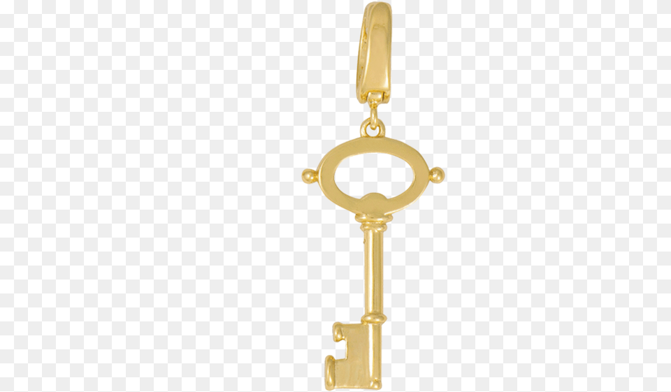 Key Gold Charm Keychain Png
