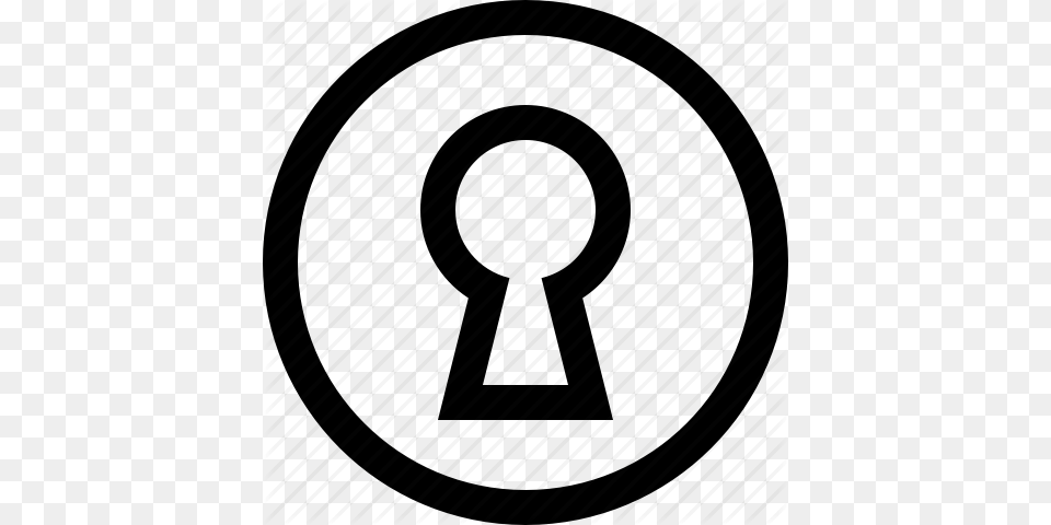 Key Hole Back To Top Icon Free Transparent Png