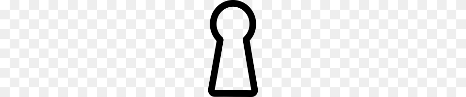 Key Hole Gray Png Image