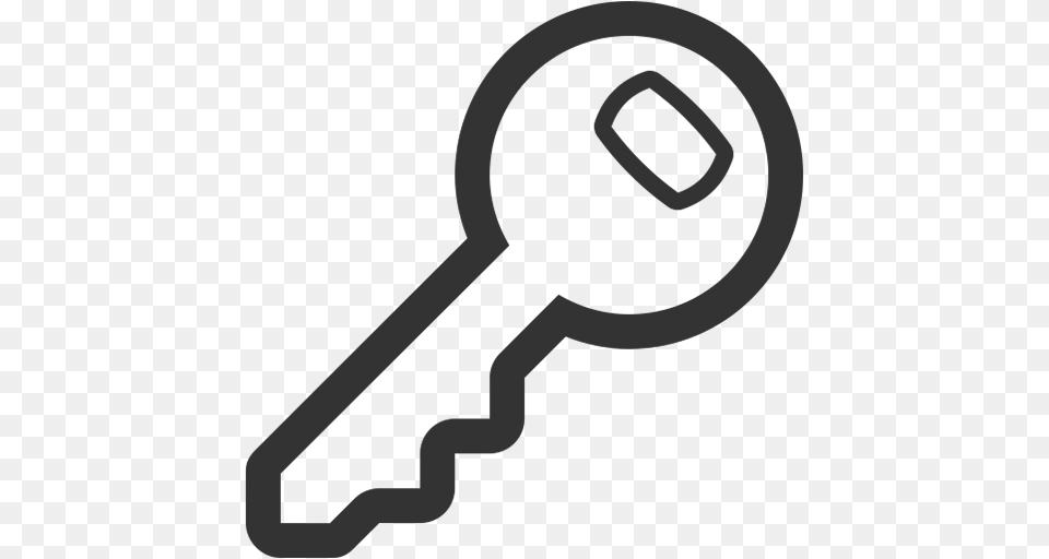 Key Icon, Gray Free Png