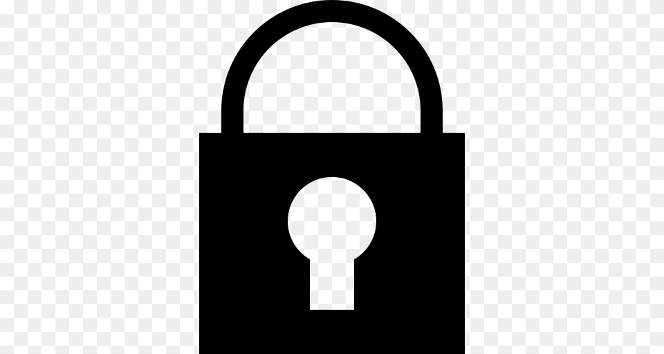 Key Lock Pad Security Icon, Gray Png