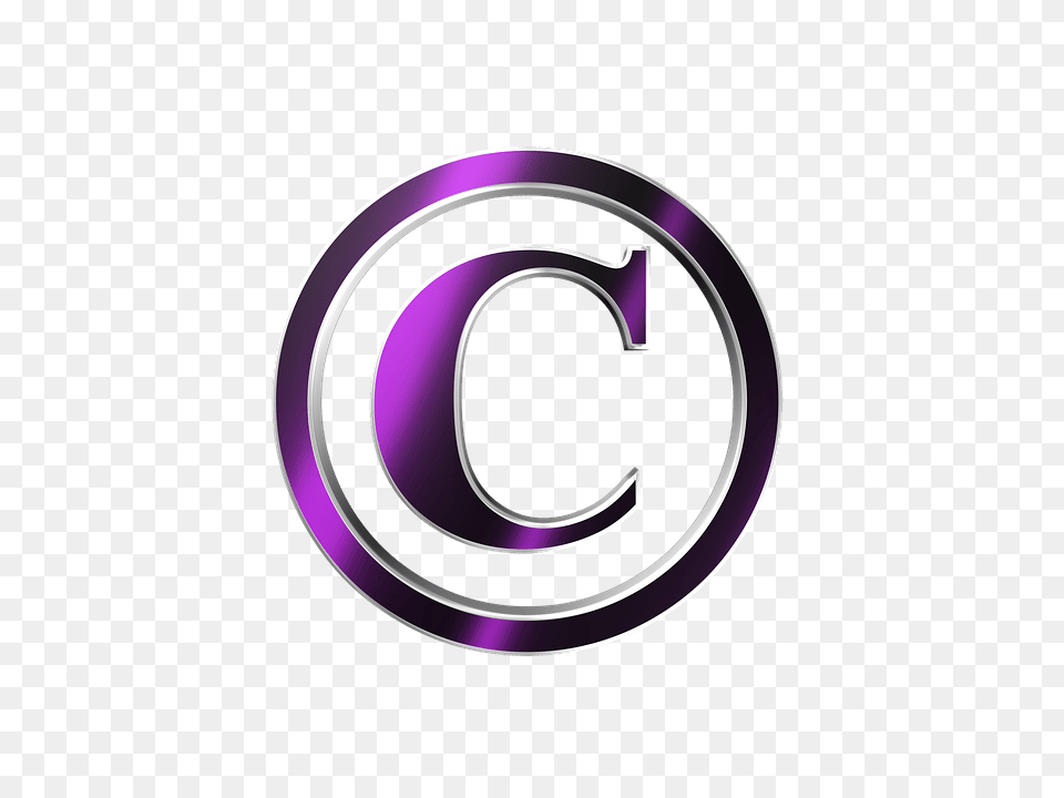 Key Points Concerning Copyright Laws Purple Copyright Symbol, Spiral, Disk Free Transparent Png