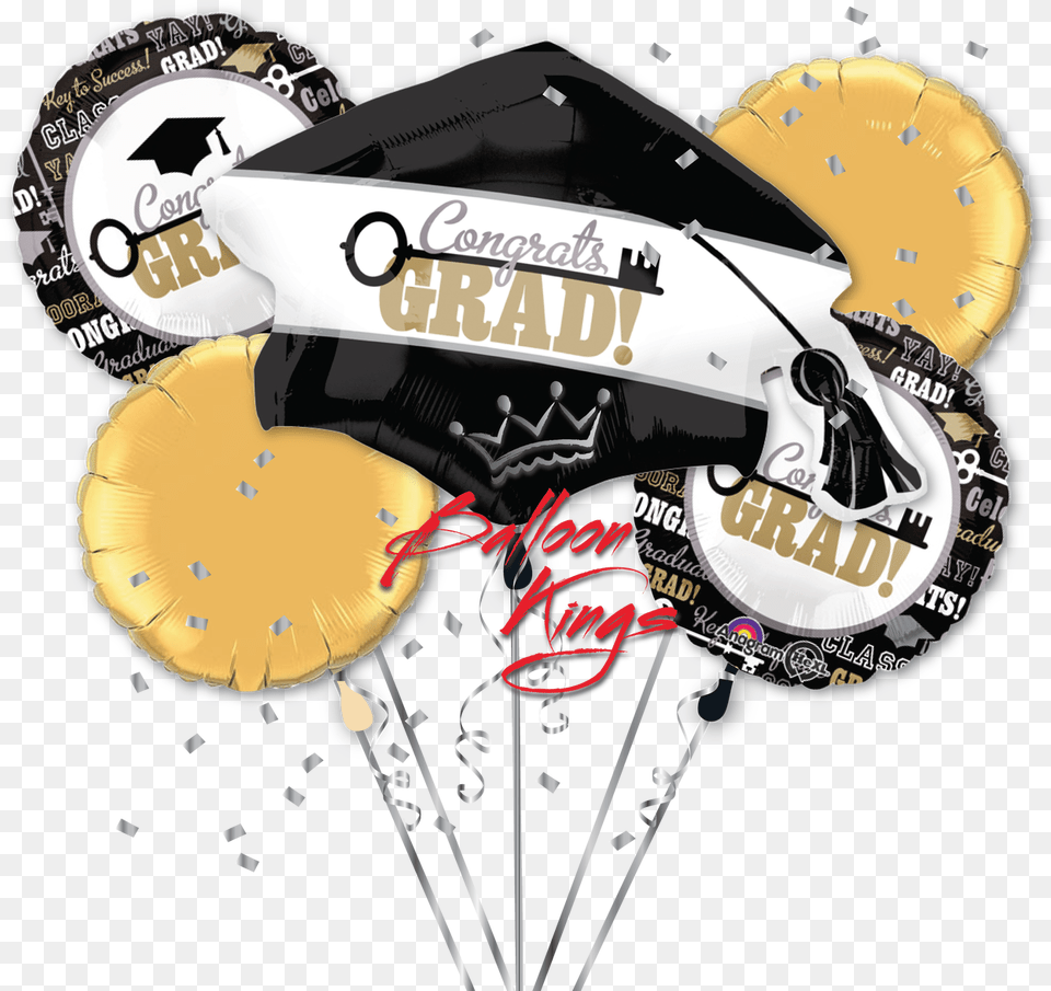 Key To Success Bouquet Illustration, Balloon, Food, Sweets Free Transparent Png