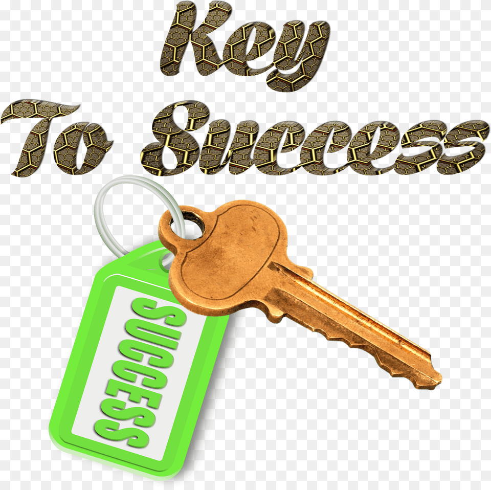Key To Success Stylized Lettering Clipart Free Png Download