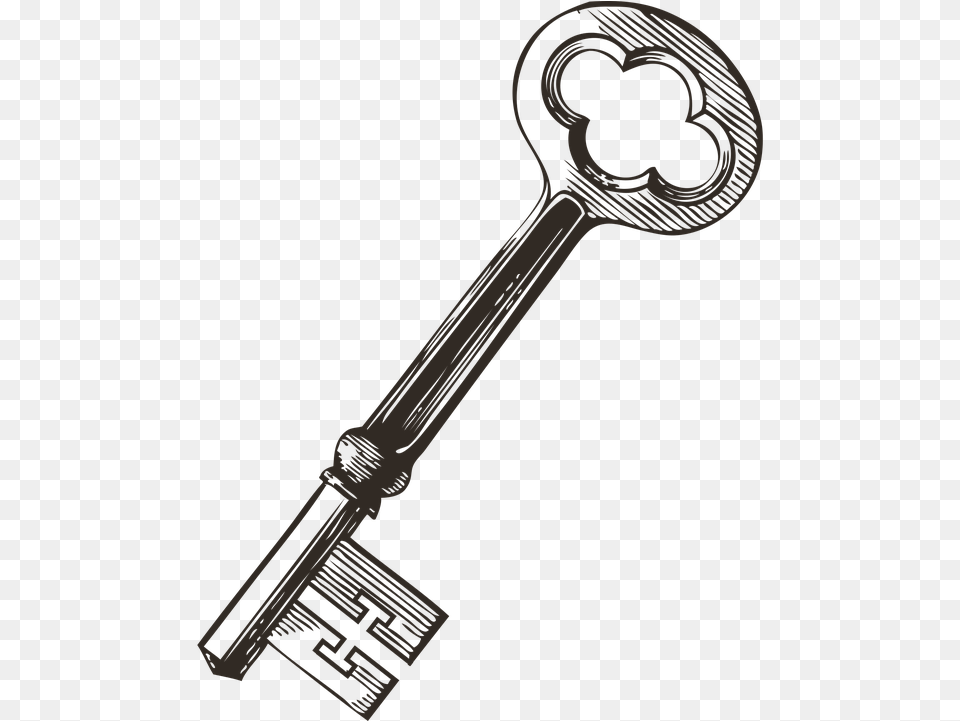 Key Vintage Key Lock Old Antique Unlock Kids Keys Free Png Download
