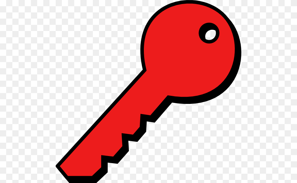 Key With Heart Clipart Transparent Redplain Key Clip Art Free Png Download