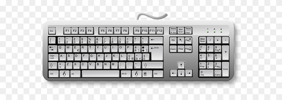 Keyboard Computer, Computer Hardware, Computer Keyboard, Electronics Free Png Download