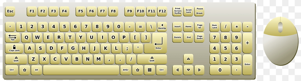 Keyboard And Mouse Clipart, Computer, Computer Hardware, Computer Keyboard, Electronics Free Png Download