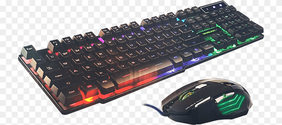Keyboard And Mouse Light Up, Computer, Computer Hardware, Computer Keyboard, Electronics Png