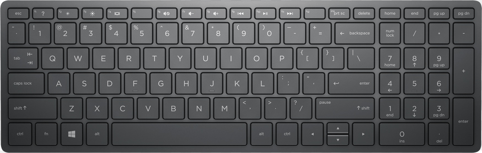 Keyboard Background Hp Spectre Rechargeable Keyboard, Computer, Computer Hardware, Computer Keyboard, Electronics Free Transparent Png