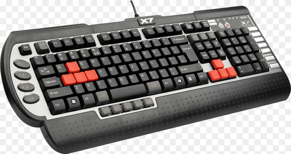 Keyboard Image A4tech G800v Anti Ghosting 8 Key Rollover Usb Pc Gaming, Computer, Computer Hardware, Computer Keyboard, Electronics Free Png Download