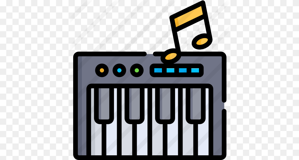 Keyboard Music Icons Clip Art Free Png Download