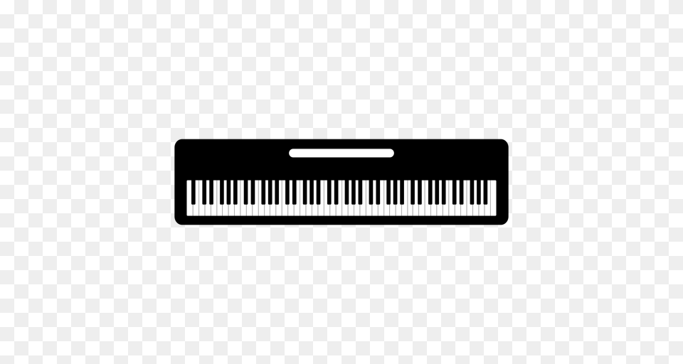 Keyboard Musical Instrument Silhouette, Musical Instrument, Piano Png Image