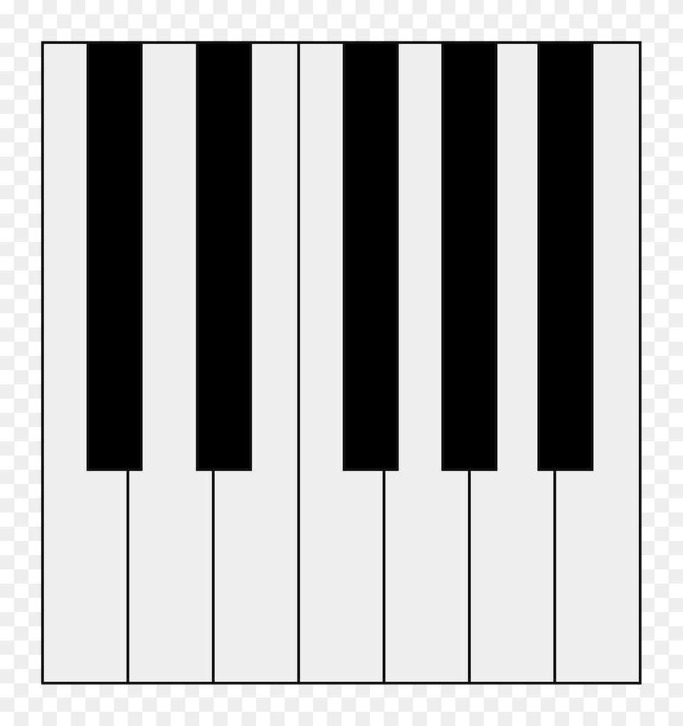 Keyboard Octave Clipart, Musical Instrument, Piano Free Png