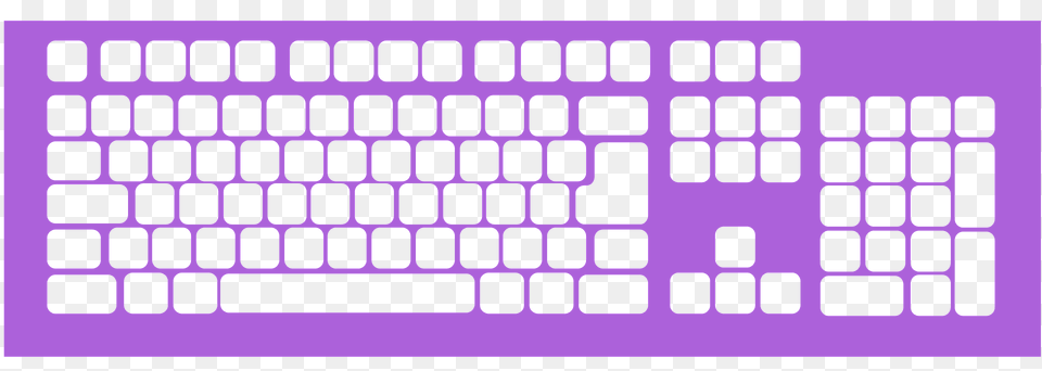 Keyboard Silhouette, Computer, Computer Hardware, Computer Keyboard, Electronics Png Image