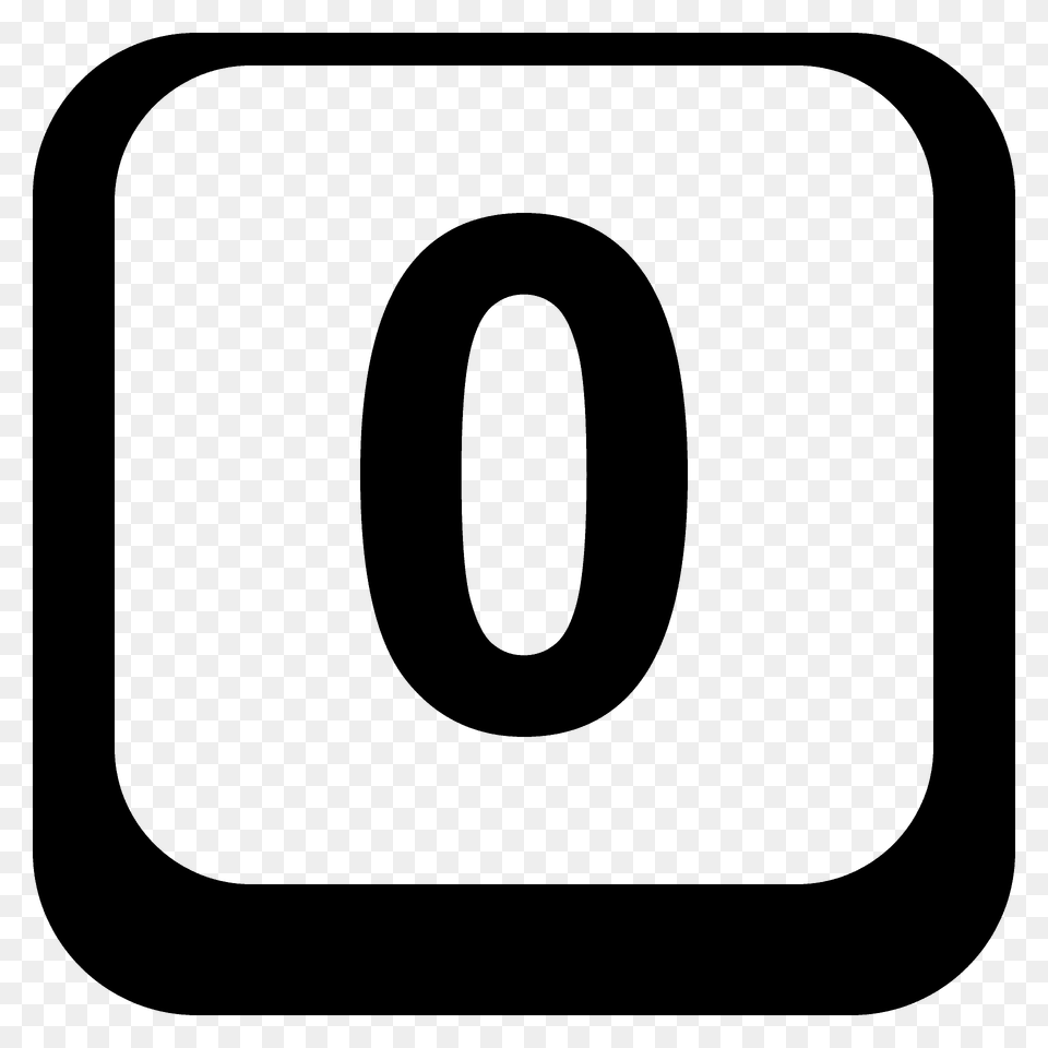 Keycap 0 Emoji Clipart, Number, Symbol, Text Png