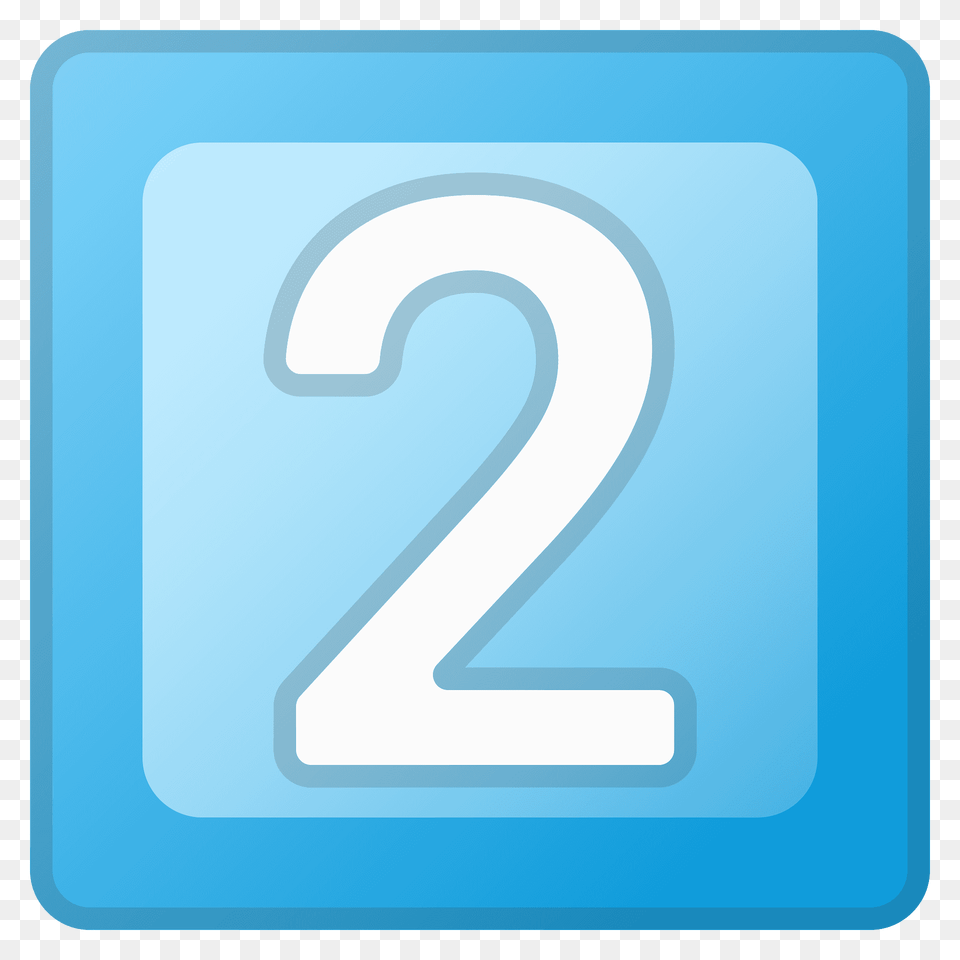 Keycap 2 Emoji Clipart, Number, Symbol, Text Free Png Download