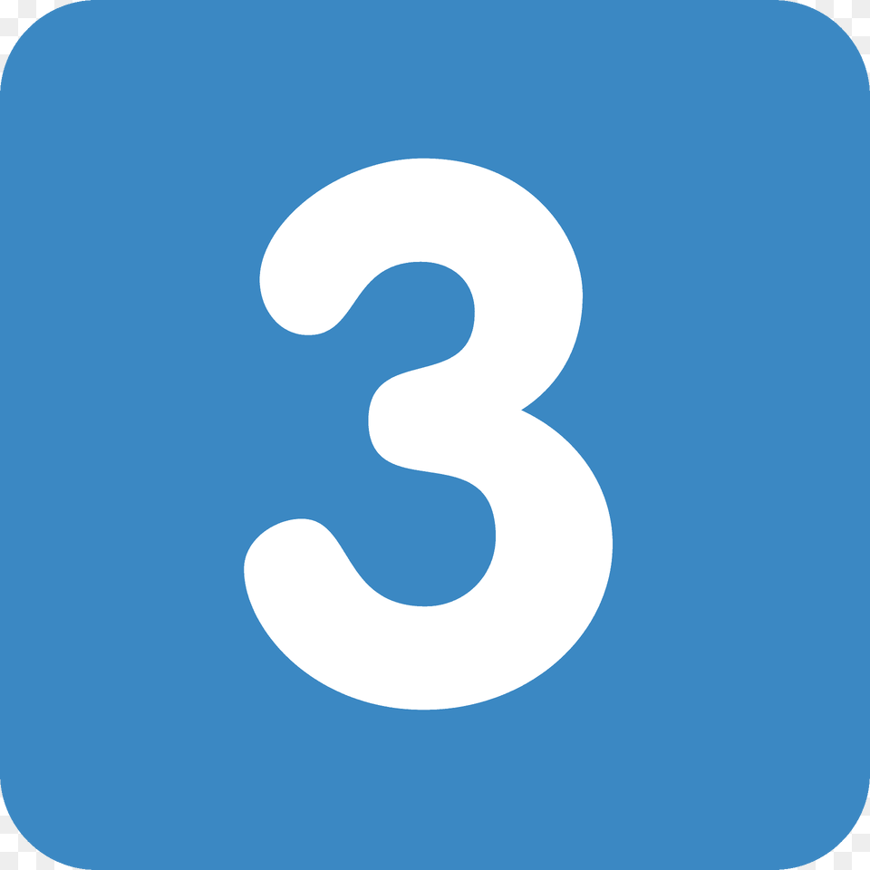 Keycap 3 Emoji Clipart, Number, Symbol, Text Free Png