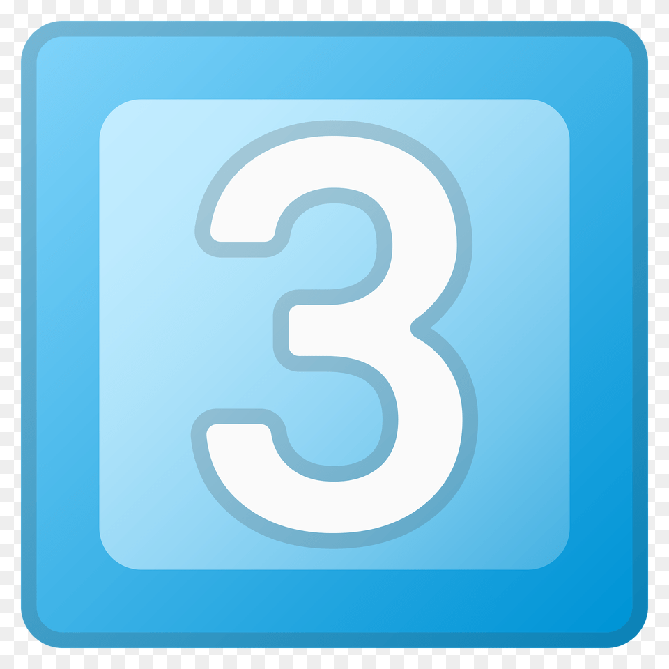 Keycap 3 Emoji Clipart, Number, Symbol, Text Png Image