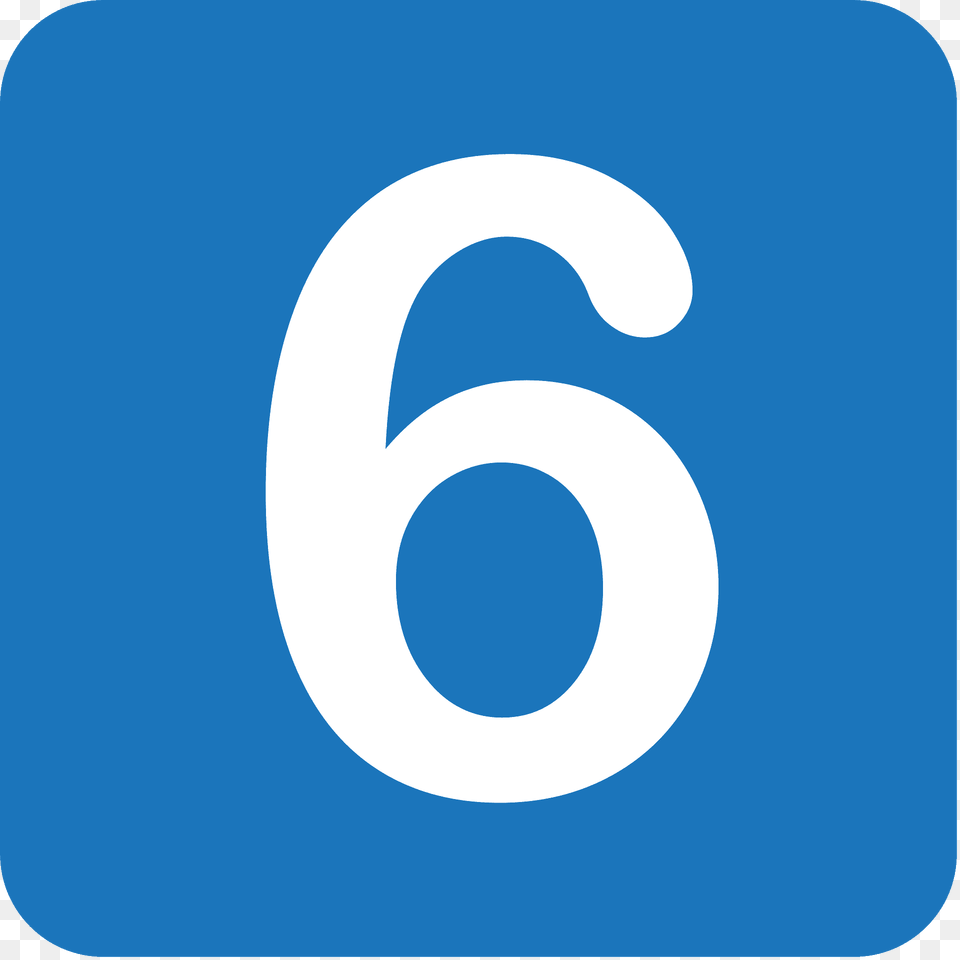 Keycap 6 Emoji Clipart, Number, Symbol, Text Png