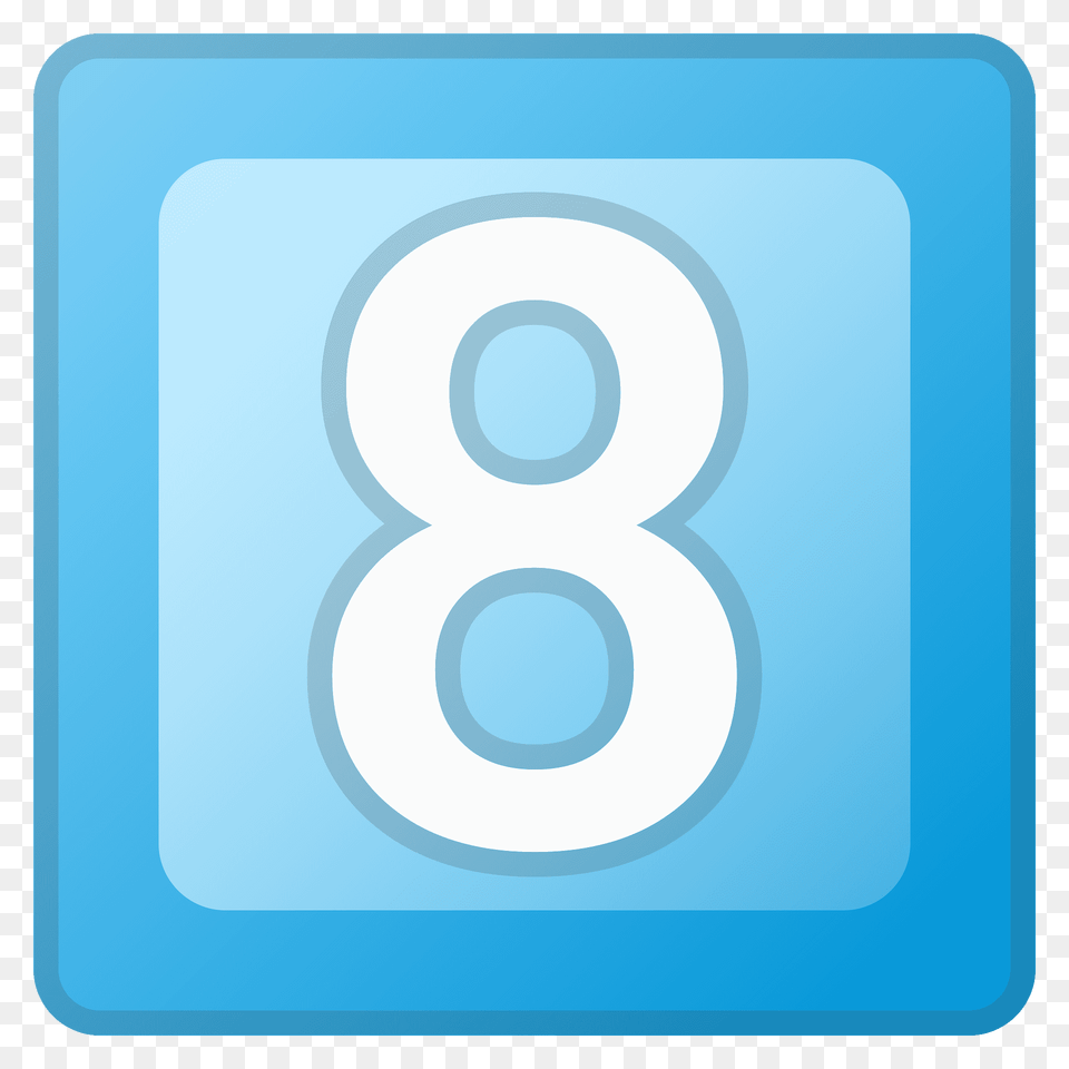 Keycap 8 Emoji Clipart, Number, Symbol, Text Free Png Download