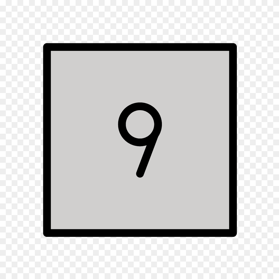 Keycap 9 Emoji Clipart, White Board, Symbol, Text, Key Png Image