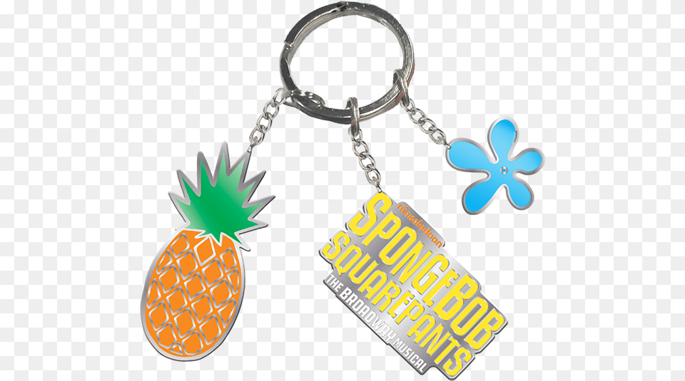 Keychain, Food, Fruit, Pineapple, Plant Free Png Download