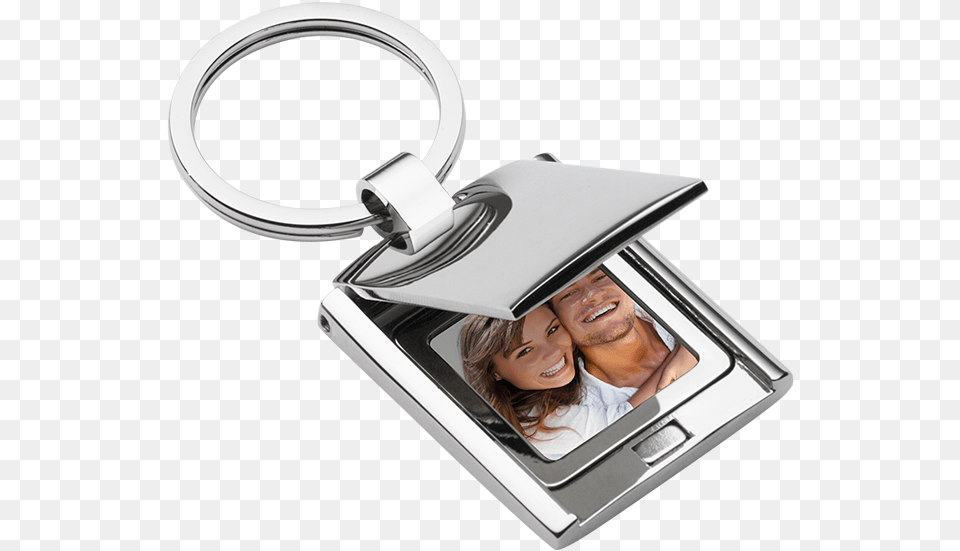 Keychain With Photo Frame For Gifting Keyholders, Accessories, Adult, Male, Man Free Transparent Png