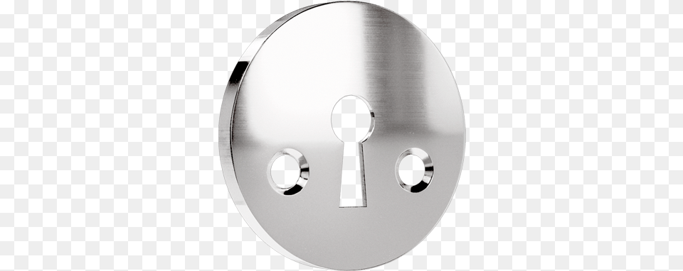 Keyhole Escutcheon Ts 1 Chrome Circle, Disk, Hole Free Transparent Png