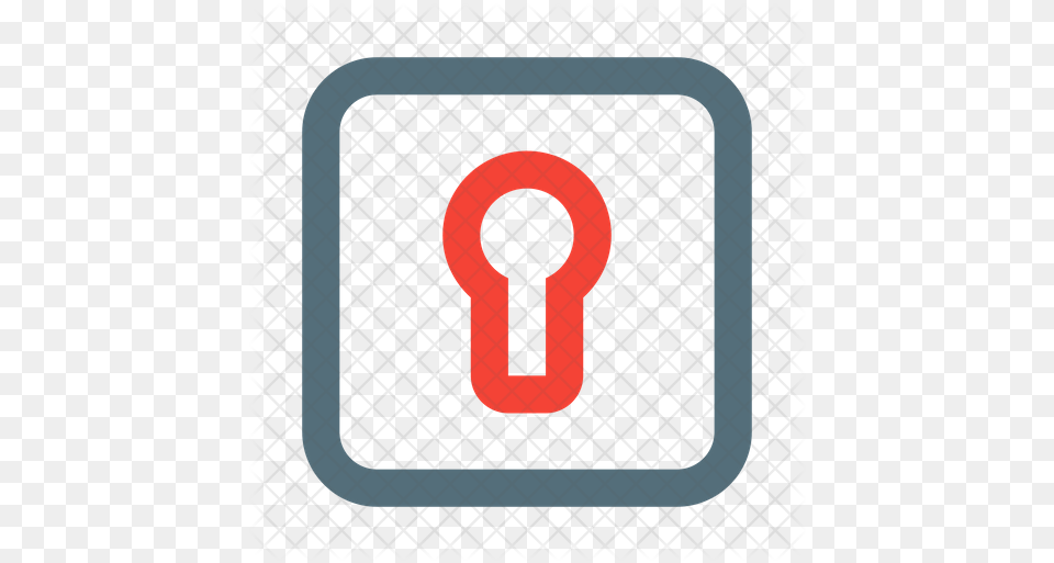 Keyhole Icon Dot, Blackboard Png