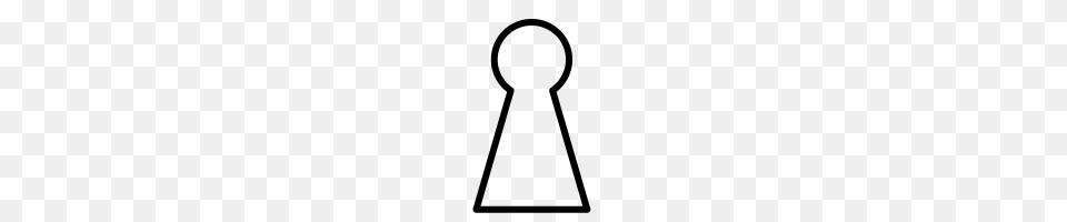 Keyhole Icons Noun Project, Gray Png Image