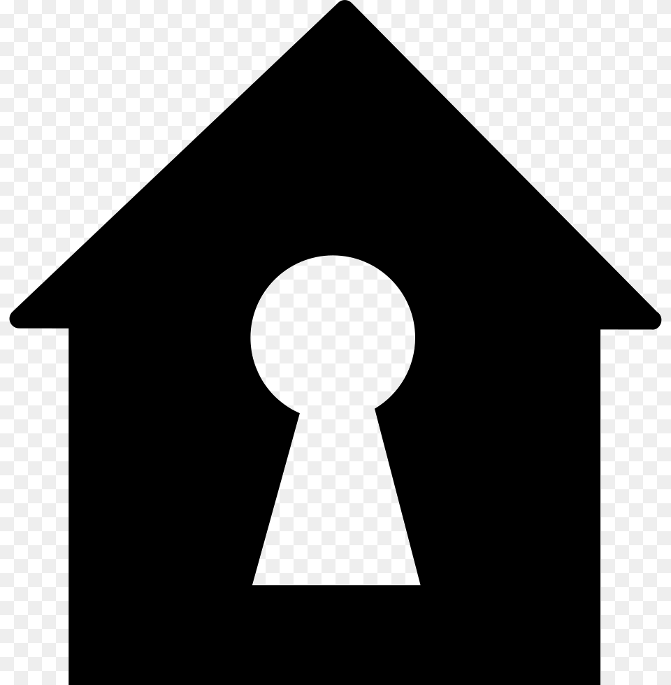 Keyhole In A Home Shape, People, Person Free Png Download