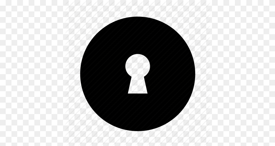 Keyhole Lock Safe Icon, Home Decor Png