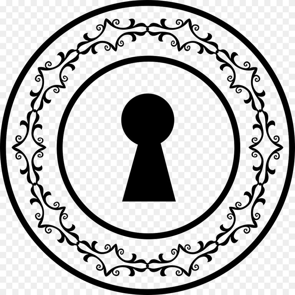 Keyhole Shape In A Decorative Circular Ring Comments Velammal Matric Theni Logo Free Png