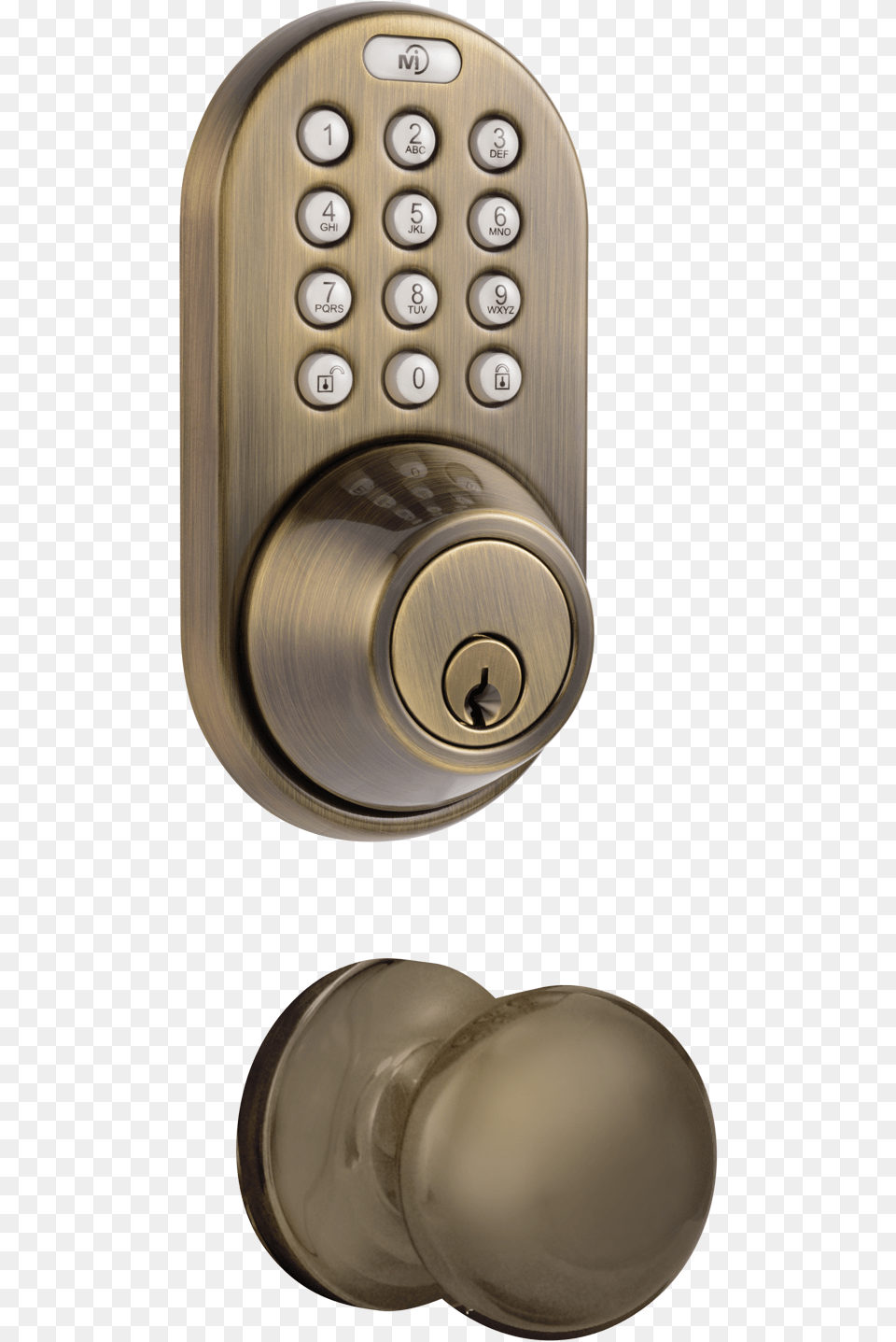 Keyless Entry Deadbolt And Door Knob Lock Combo Pack Digital Deadbolt And Doorknob, Electrical Device, Switch, Bronze, Electronics Png Image