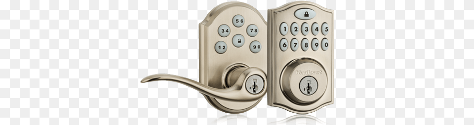 Keyless Entry System Digital Code Door Locks Kwikset Kwikset Smartcode 914 Z Wave Deadbolt With Home Connect, Lock, Appliance, Blow Dryer, Device Free Png Download