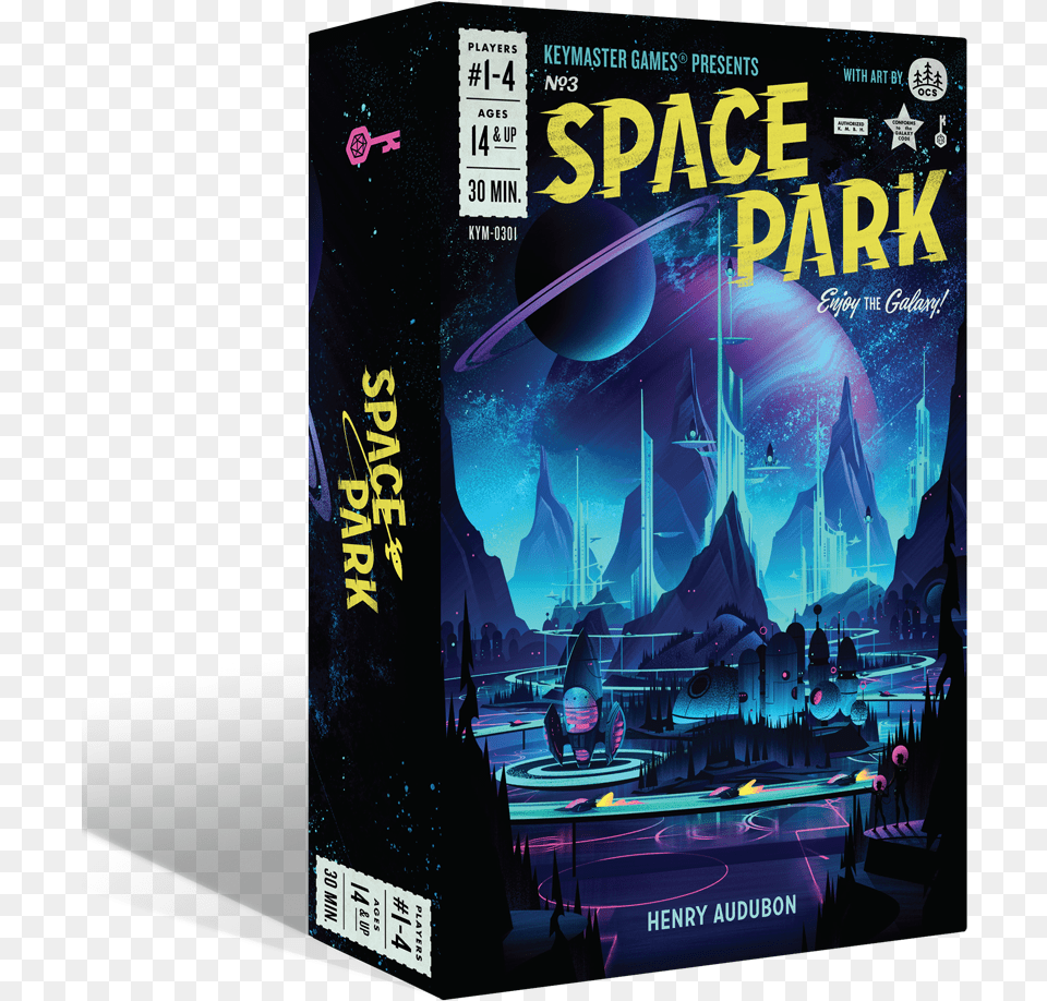 Keymaster Games Space Park Game Box, Book, Publication, Advertisement Png