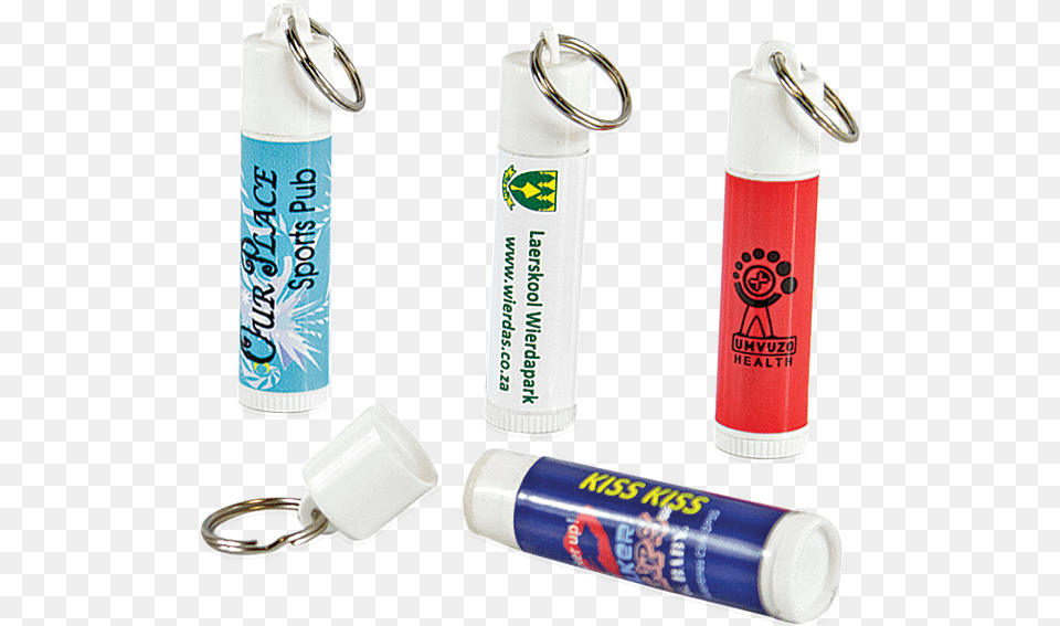 Keyring Lipbalm Key Holder Care002 Keyring Lip Balm Holder, Can, Tin, Dynamite, Weapon Free Png Download