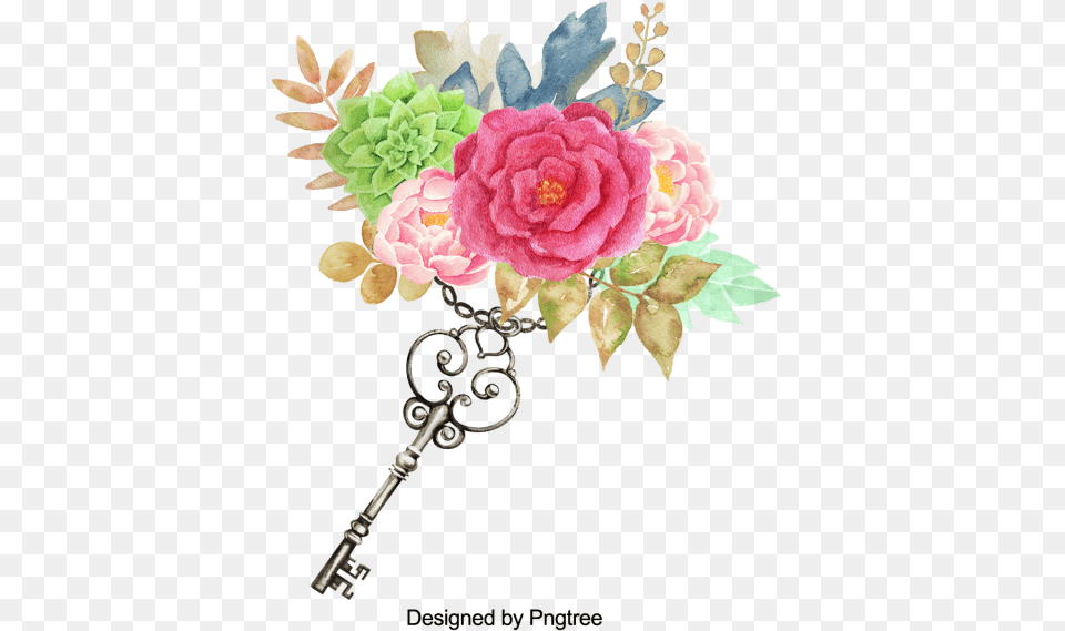 Keys Flower, Flower Arrangement, Flower Bouquet, Plant, Rose Png Image