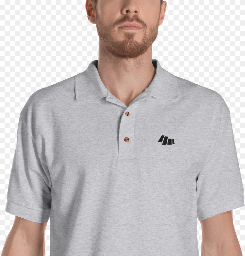 Keys Logo Polo Shirt, T-shirt, Clothing, Adult, Person Free Png Download