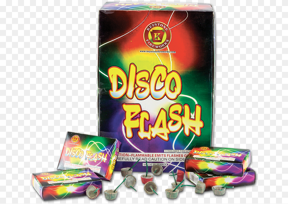 Keystone Fireworks Novelty Disco Flash, Food, Sweets, Box Free Png Download