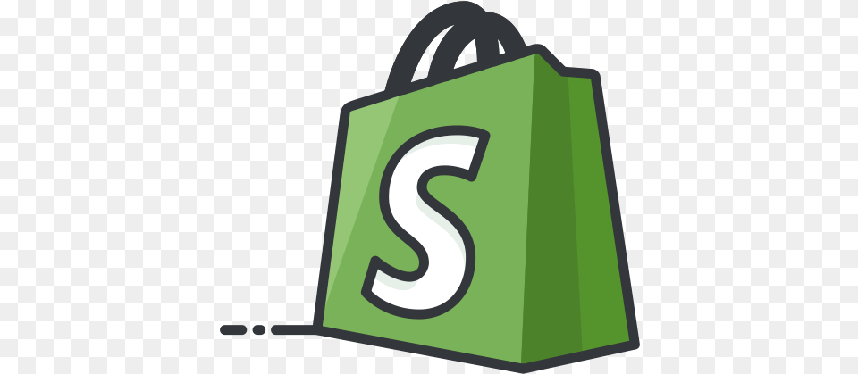 Keywords For Shopify Shopify Logo Outline, Bag, Shopping Bag, Text, Symbol Png