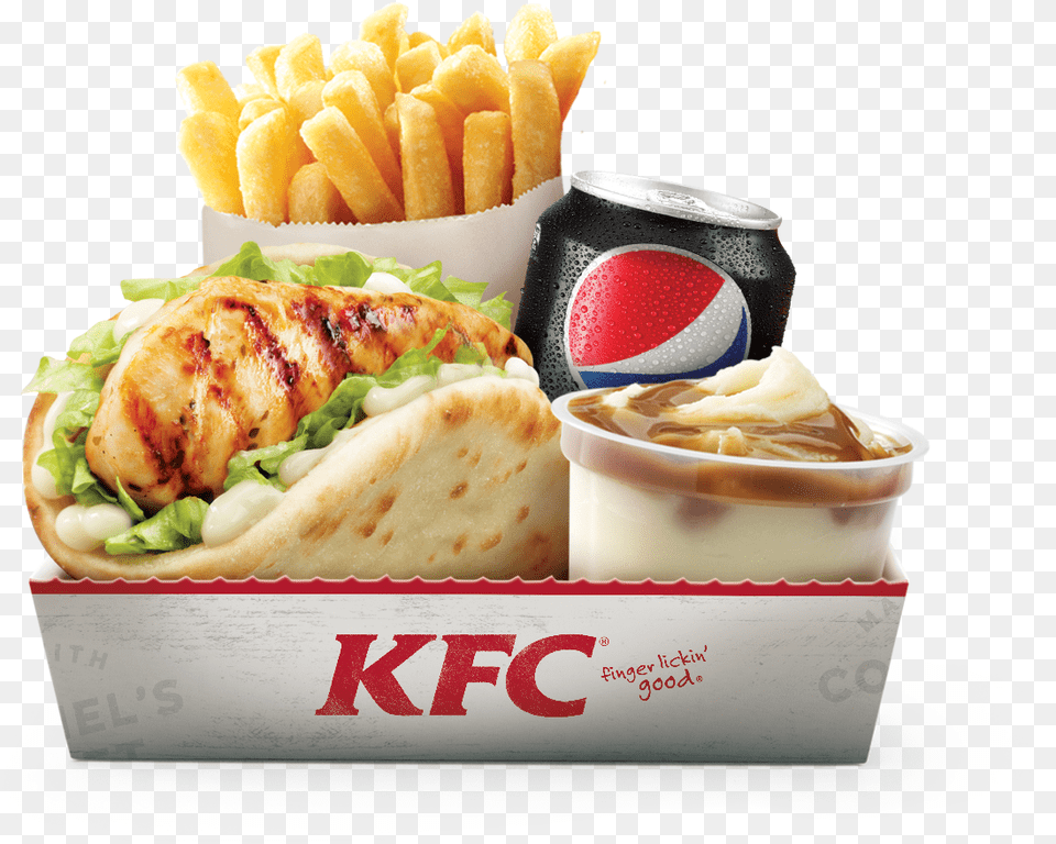 Kfc 5 Lunch 2017, Food, Meal, Burger, Fries Png