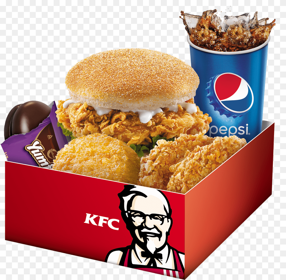 Kfc Bucket Deals Malaysia 5 In 1 Meal Box Kfc Price, Burger, Food, Lunch, Adult Png Image