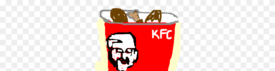 Kfc Bucket Drawing, Face, Head, Person, Baby Free Png Download